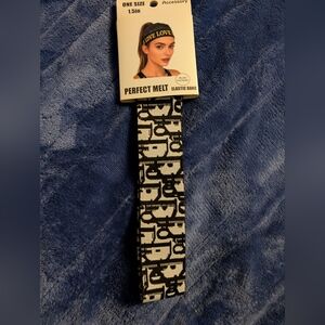Black and White Elastic Headband